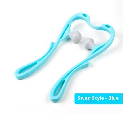Massageador Cervical Manual Multifuncional de Seis Rolos — Ferramenta de Massagem com Rolo para Alívio e Relaxamento Muscular