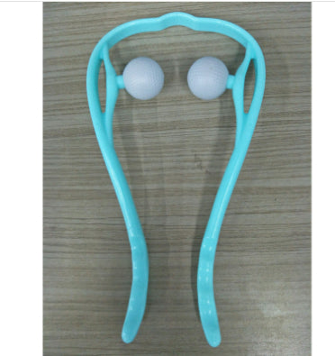 Massageador Cervical Manual Multifuncional de Seis Rolos — Ferramenta de Massagem com Rolo para Alívio e Relaxamento Muscular