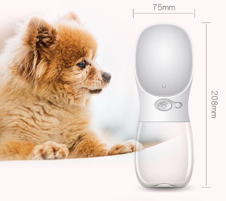Garrafa Portátil para Cães com Dispensador de Água – Ideal para Passeios e Viagens