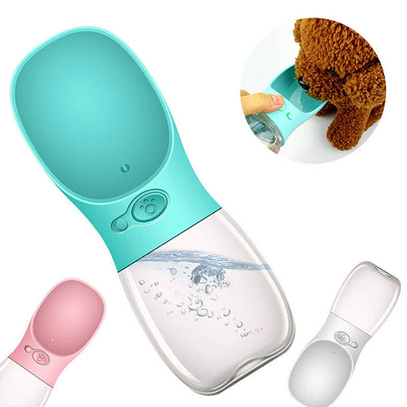 Garrafa Portátil para Cães com Dispensador de Água – Ideal para Passeios e Viagens
