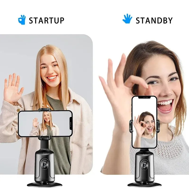 Tripé Inteligente com Seguimento Facial Automático 360°