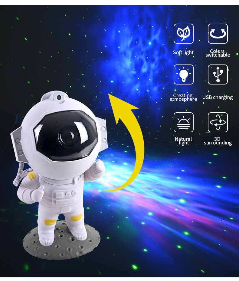 Projetor Galáxia LED – Transforme o seu quarto em segundos ✨