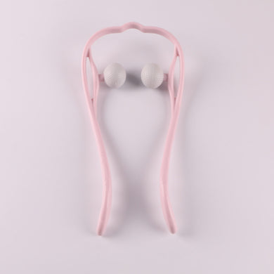 Massageador Cervical Manual Multifuncional de Seis Rolos — Ferramenta de Massagem com Rolo para Alívio e Relaxamento Muscular