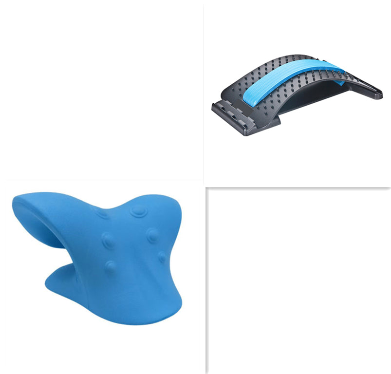 Massageador Cervical Manual Multifuncional de Seis Rolos — Ferramenta de Massagem com Rolo para Alívio e Relaxamento Muscular